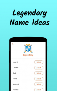 اسکرین شات 5 برنامه Nickname Fire: Nickfinder App