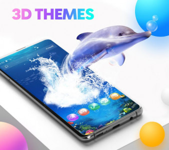 اسکرین شات 5 برنامه CM Launcher 3D - Themes, Wallpapers